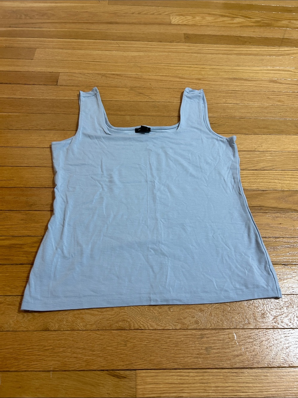 Ann Taylor Light Blue Scoop Neck Tank
